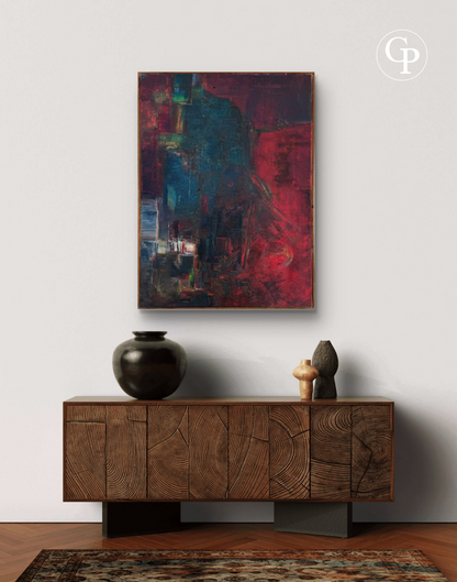 Silvin BRONKART  "Connivence"  Huile sur toile  1961
