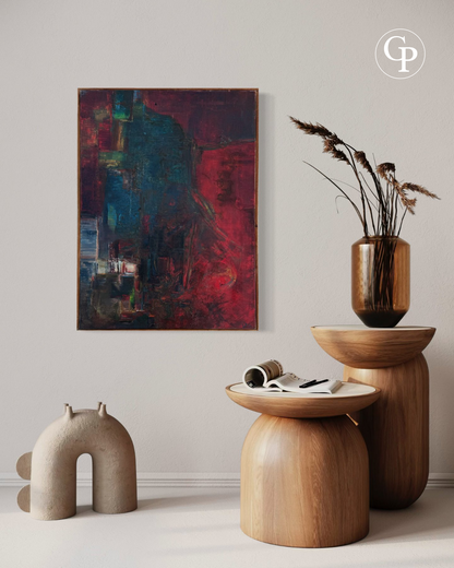 Silvin BRONKART  "Connivence"  Huile sur toile  1961