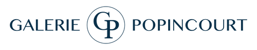 Logo GALERIE POPINCOURT - blue - Fine Arts, Midcentury objects and Antique